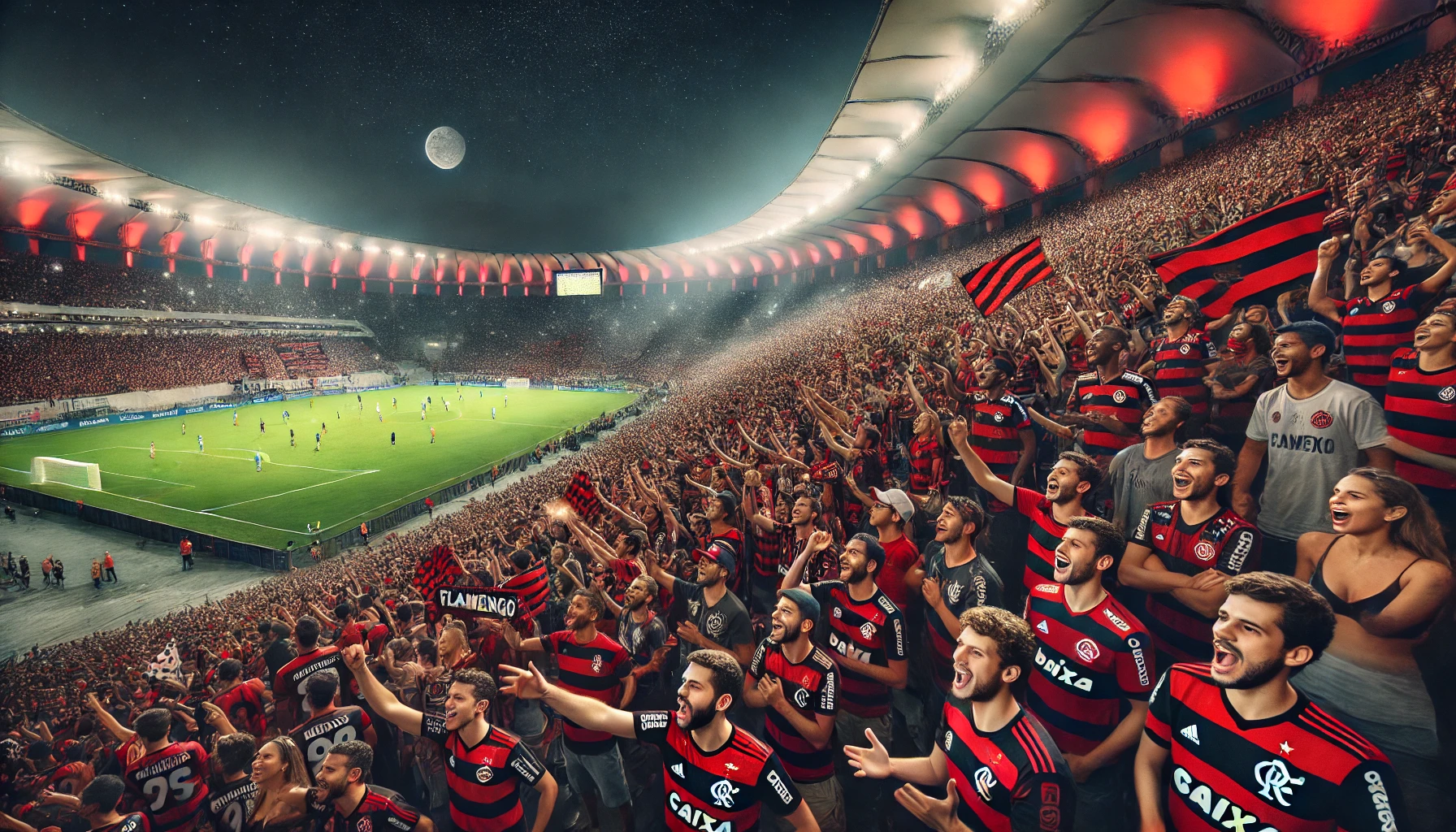 Torcida do Flamengo no Maracanã